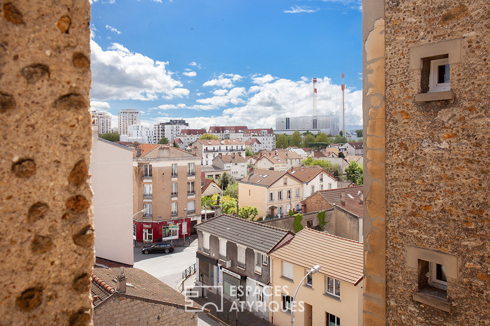 Top floor apartment with elevator