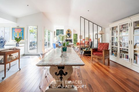 Family loft with bucolic charm
