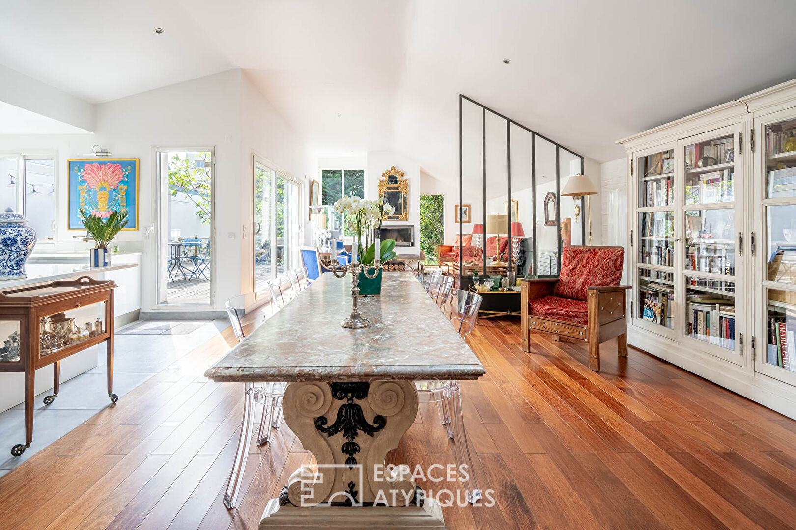 Family loft with bucolic charm