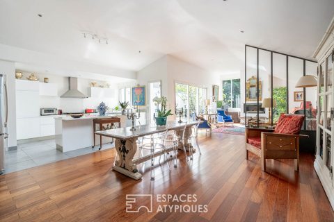 Family loft with bucolic charm