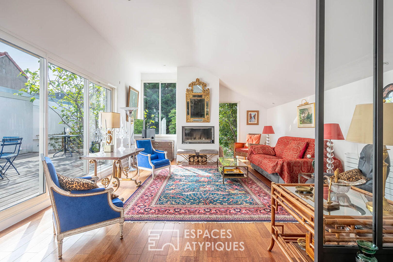 Family loft with bucolic charm