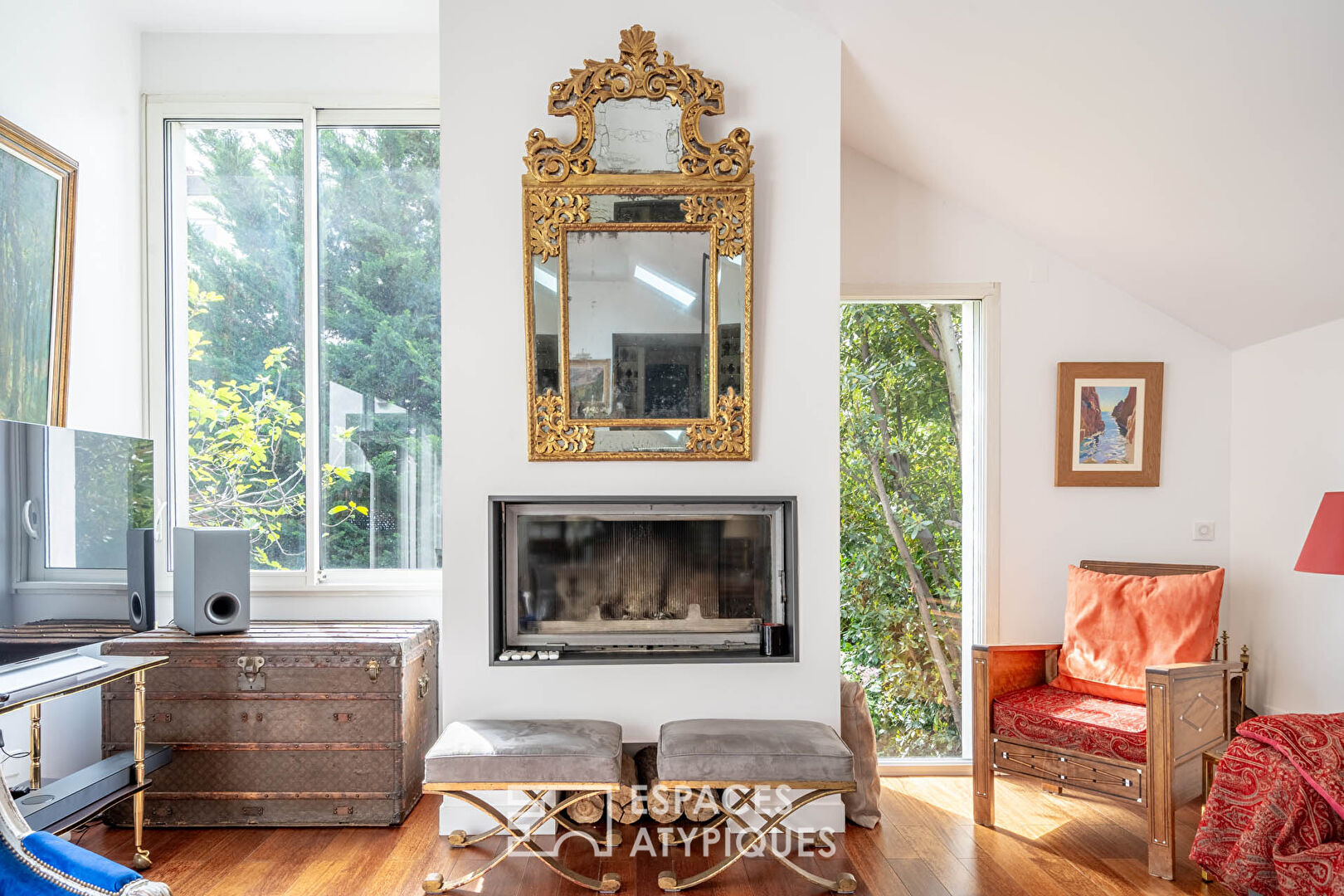 Family loft with bucolic charm