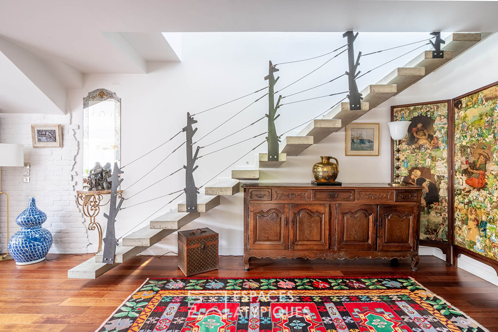 Family loft with bucolic charm