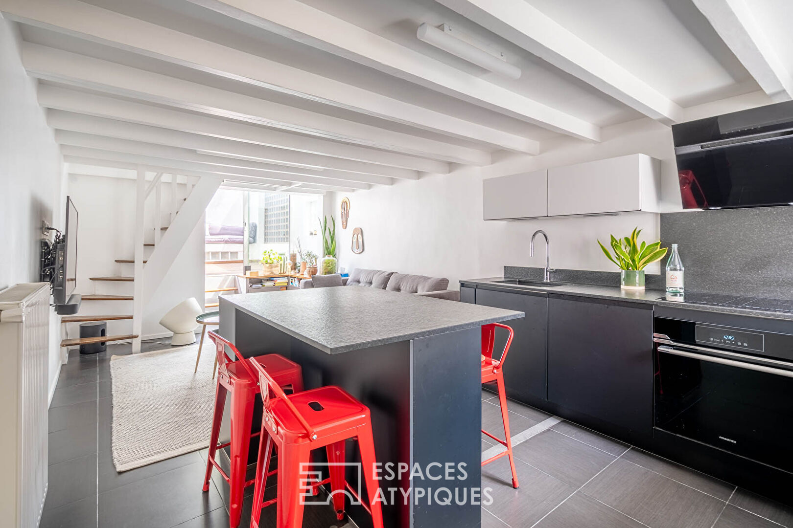 Maison de ville rénovée avec terrasse