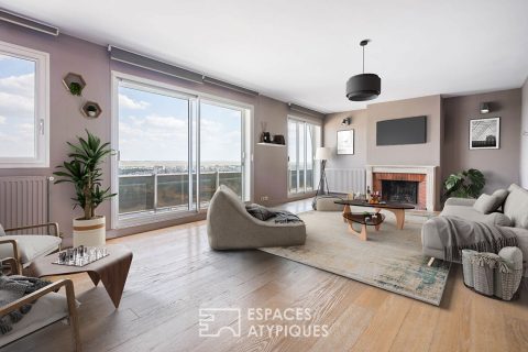 Penthouse en duplex au pied du Bois de Vincennes