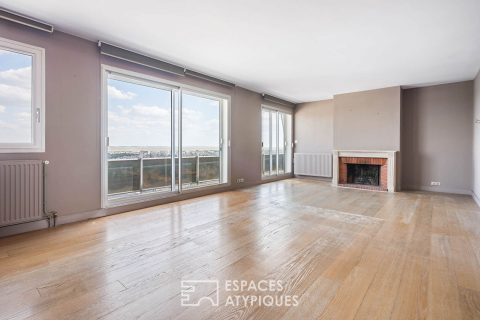 Penthouse en duplex au pied du Bois de Vincennes