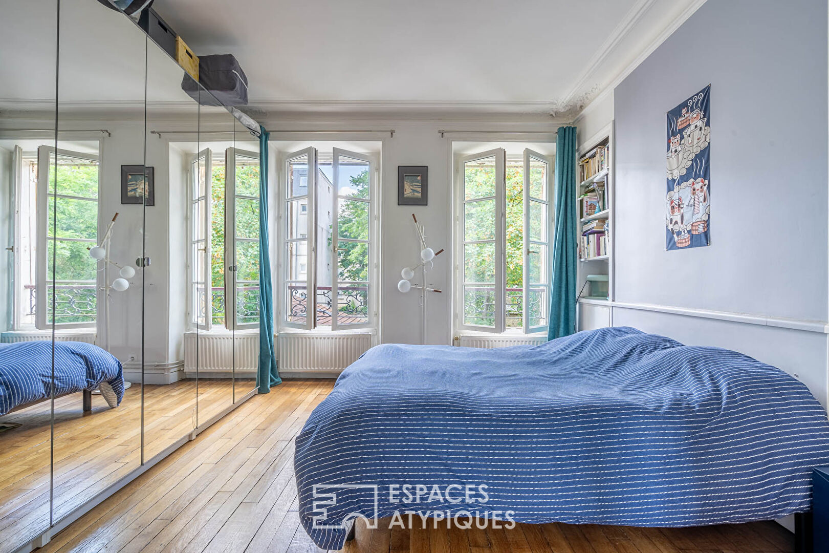 Bourgeois apartment with extension in the center of Saint-Mandé
