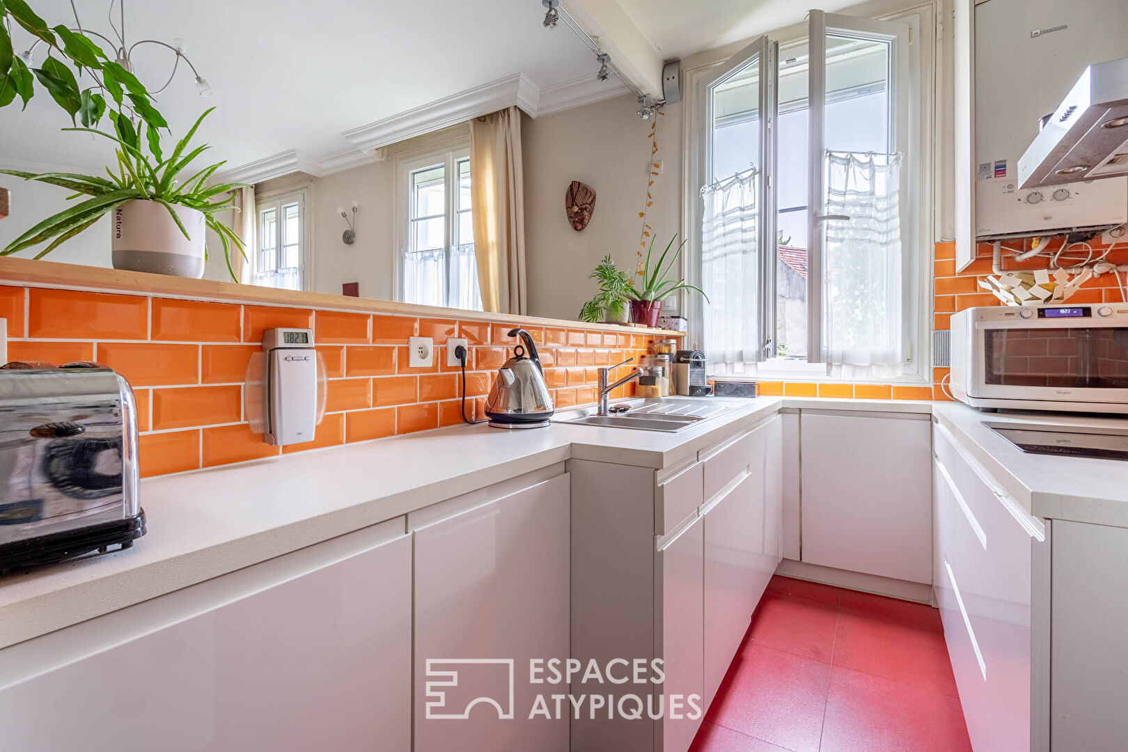 Duplex avec jardin partagé