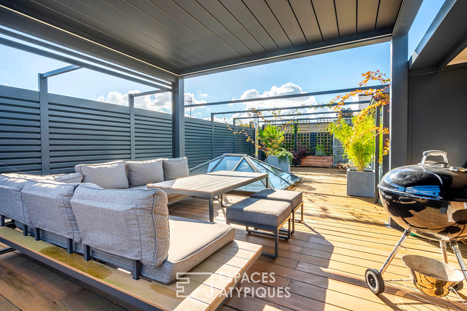 Loft with glass roof and rooftop a stone’s throw from the banks of the Marne