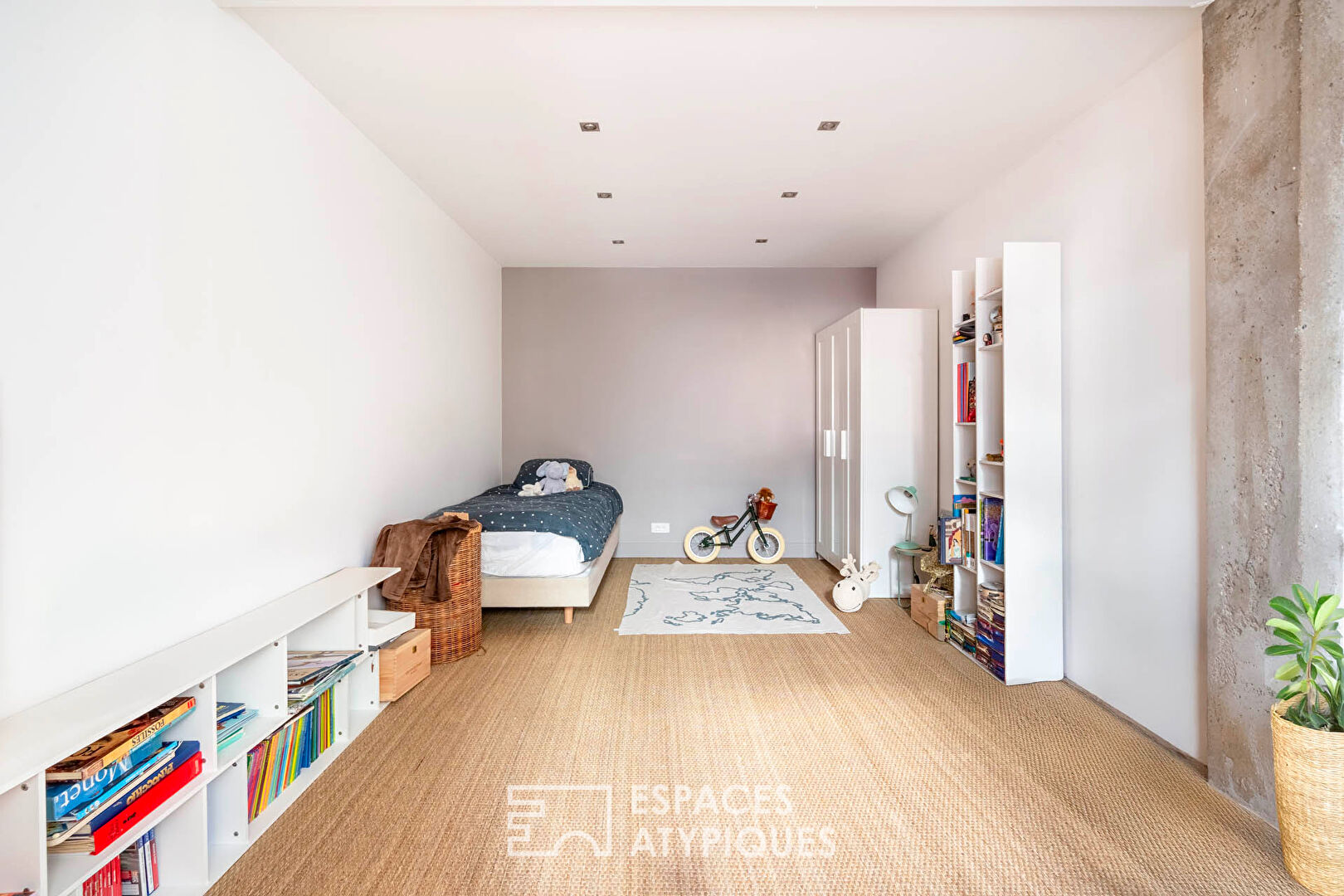 Maison Loft Méditerranéenne à Saint-Maur : Volumes et Lumière