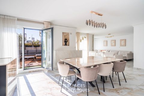Sculptural Penthouse at the Gates of Paris, Between Sky and Elegance