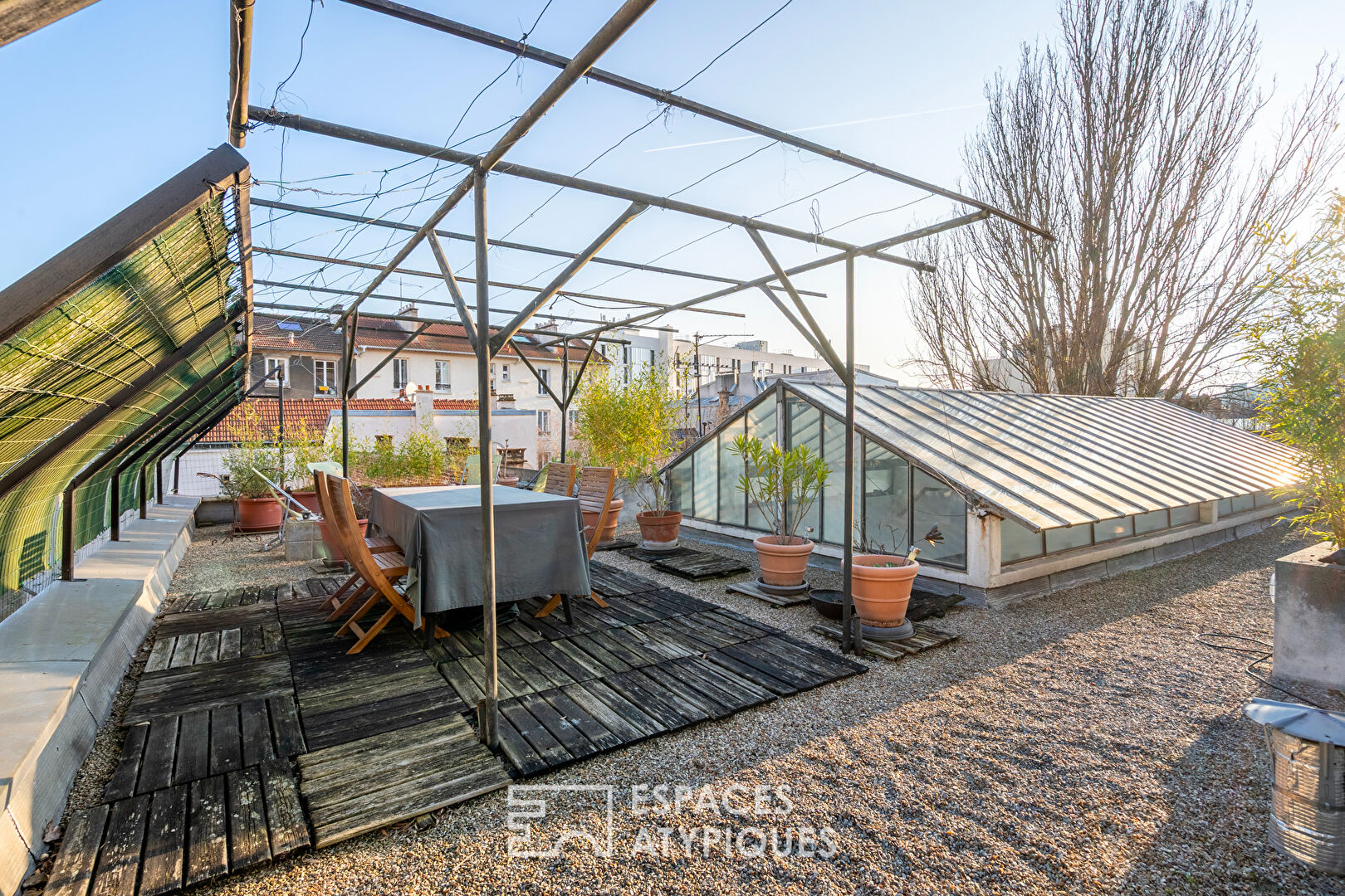 Loft avec verrière zénithale et rooftop
