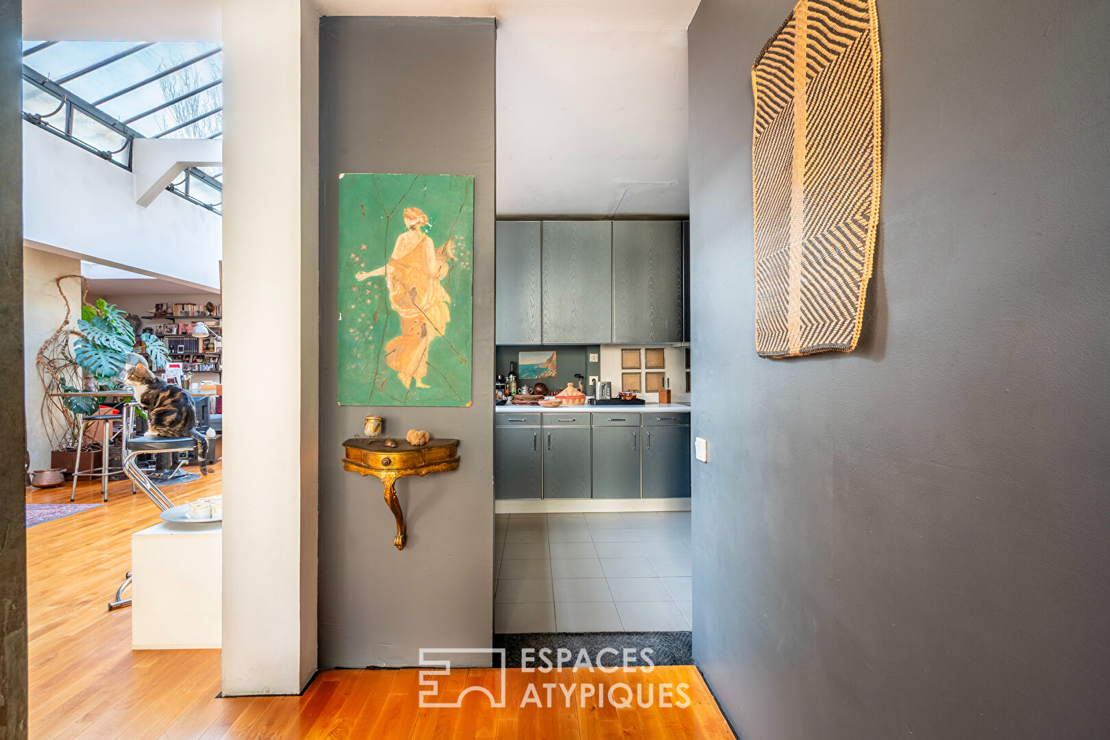 Loft avec verrière zénithale et rooftop
