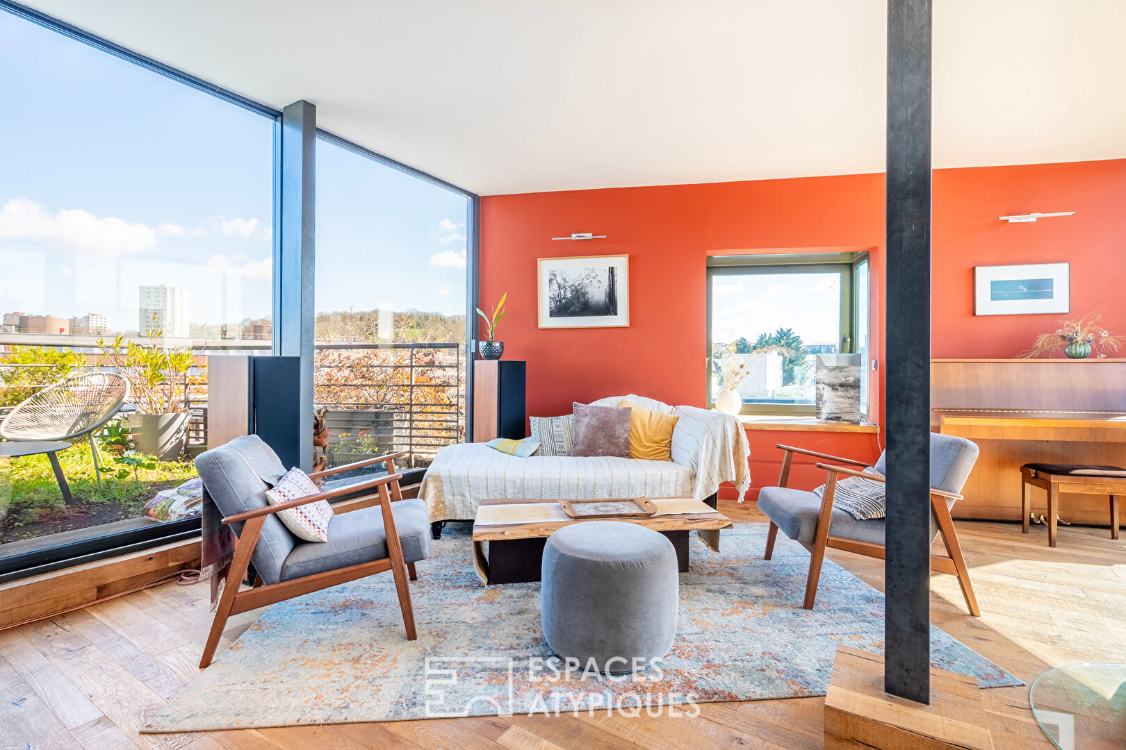 Duplex d’architecte avec terrasses