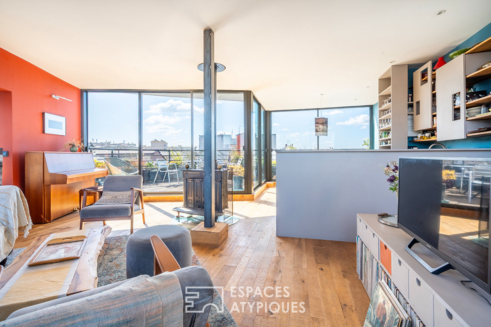 Duplex d’architecte avec terrasses