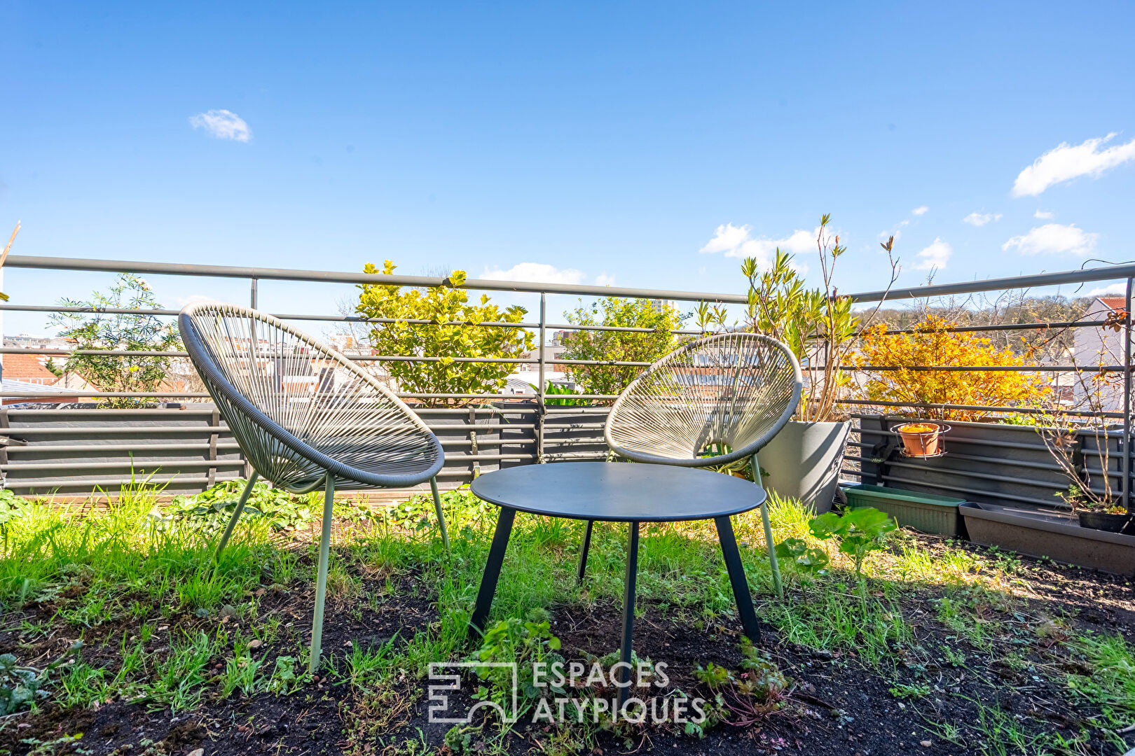 Duplex d’architecte avec terrasses