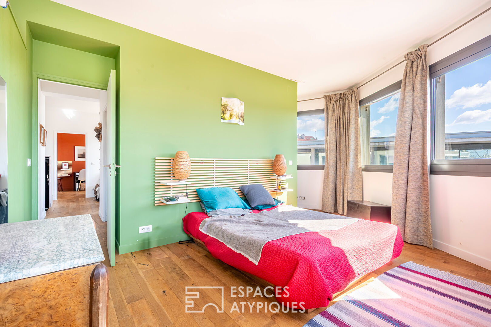 Duplex d’architecte avec terrasses
