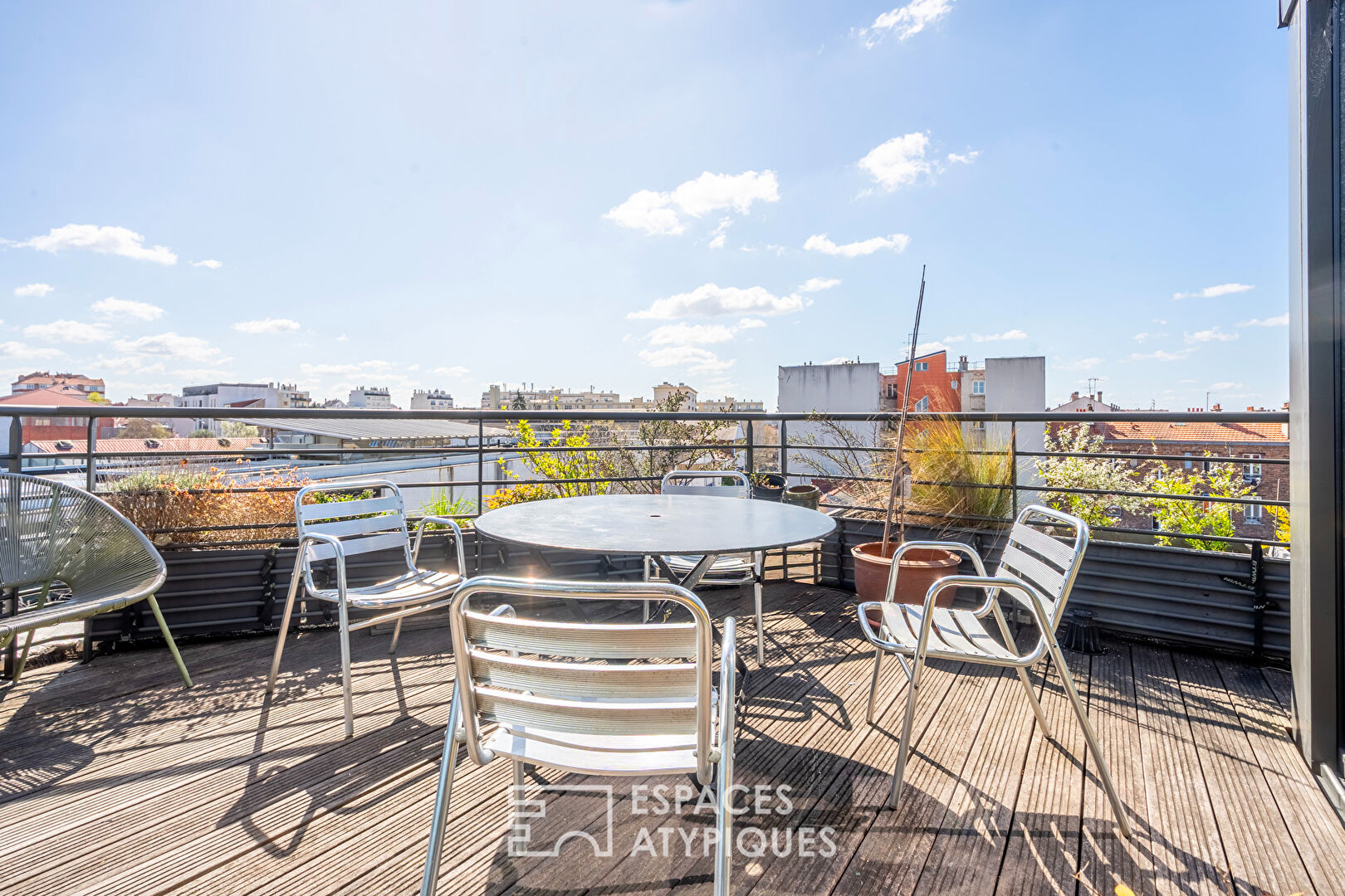 Duplex d’architecte avec terrasses