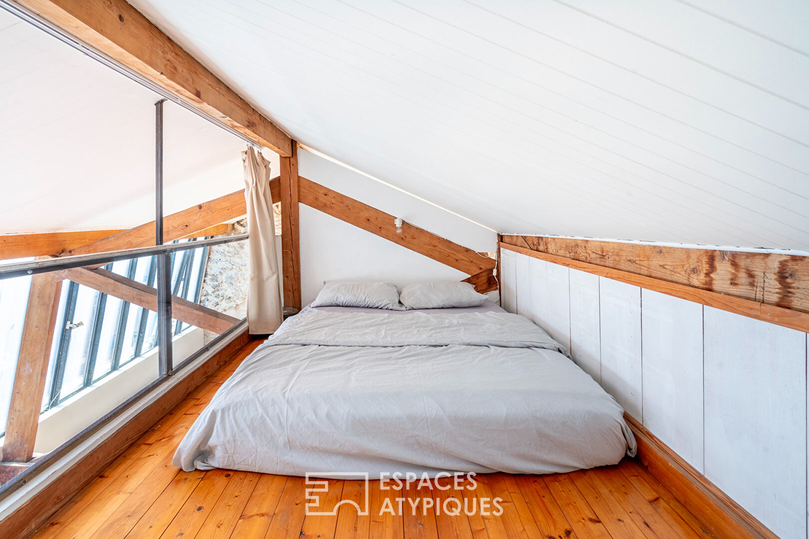 Loft with glass roof
