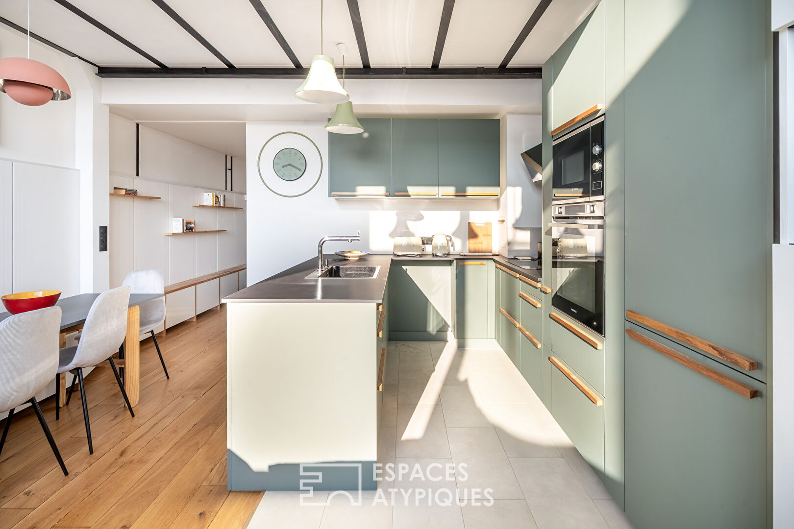 Duplex au dernier étage d’une ancienne imprimerie