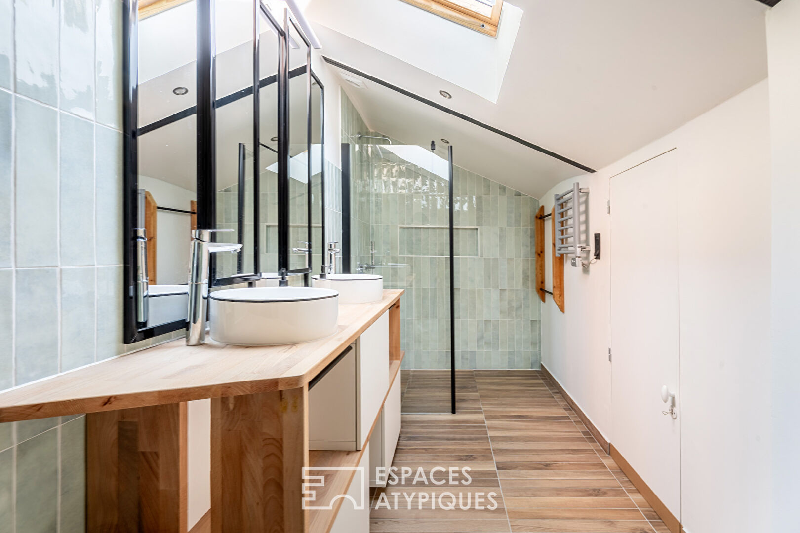 Duplex au dernier étage d’une ancienne imprimerie