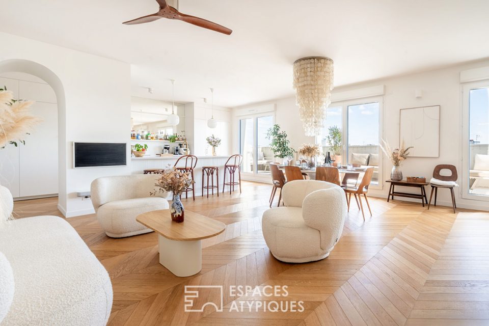 Duplex avec terrasse et vue imprenable sur le Sacré Coeur