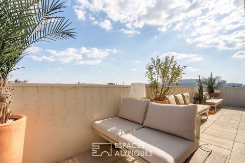 Duplex avec terrasse et vue imprenable sur le Sacré Coeur