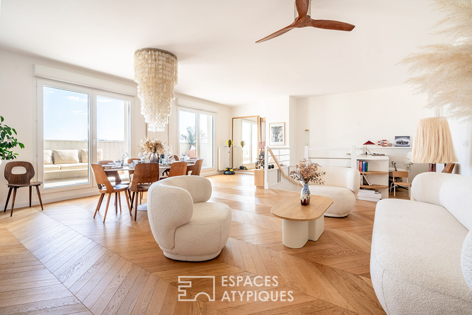 Duplex avec terrasse et vue imprenable sur le Sacré Coeur