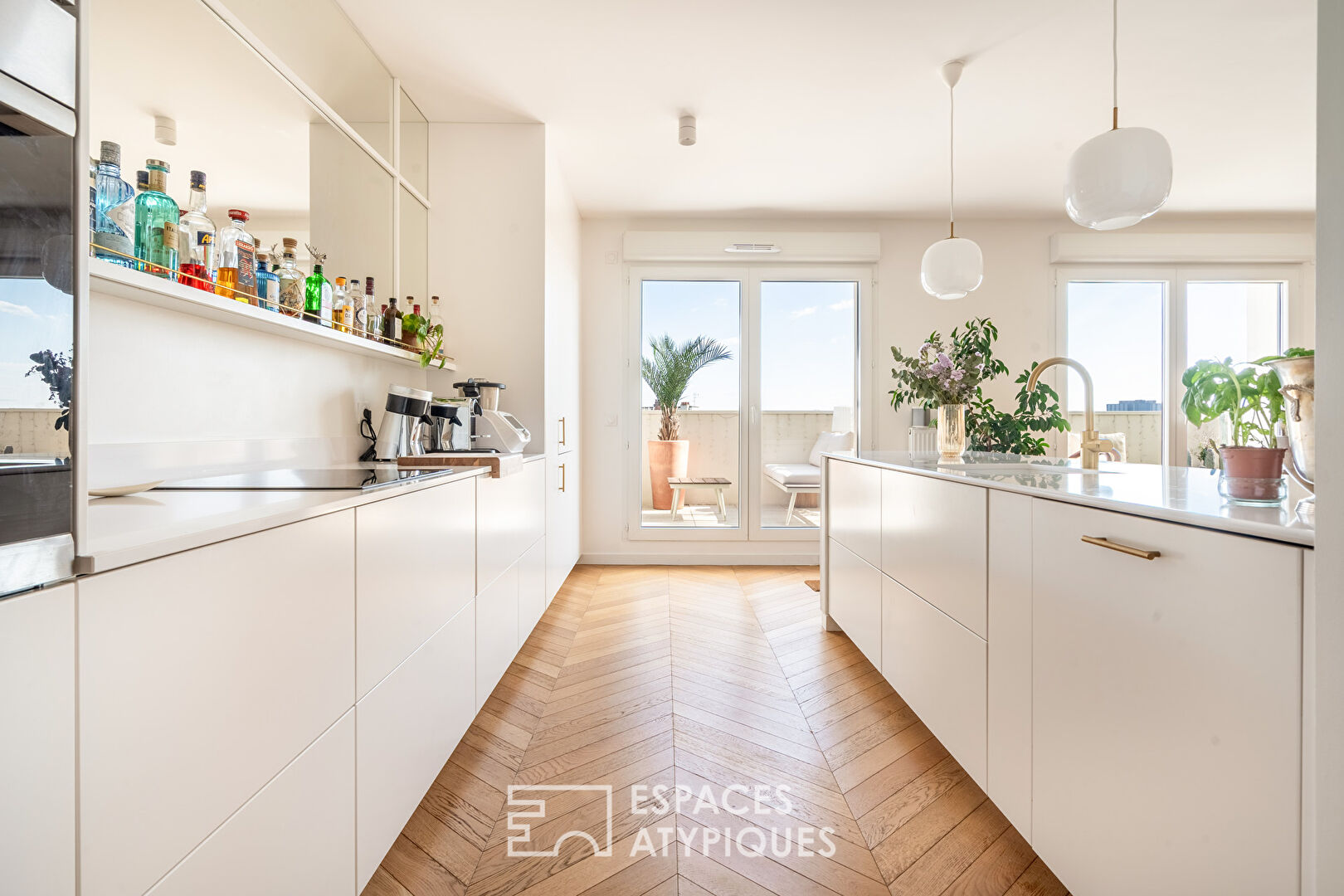Duplex avec terrasse et vue imprenable sur le Sacré Coeur