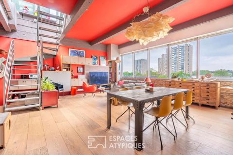 Appartement type loft avec rooftop