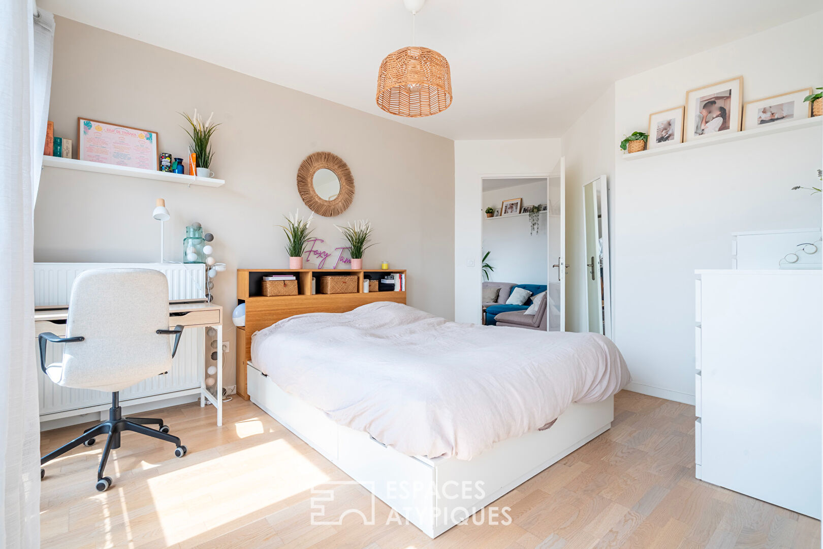 Appartement en dernier étage avec terrasse et vue dégagée