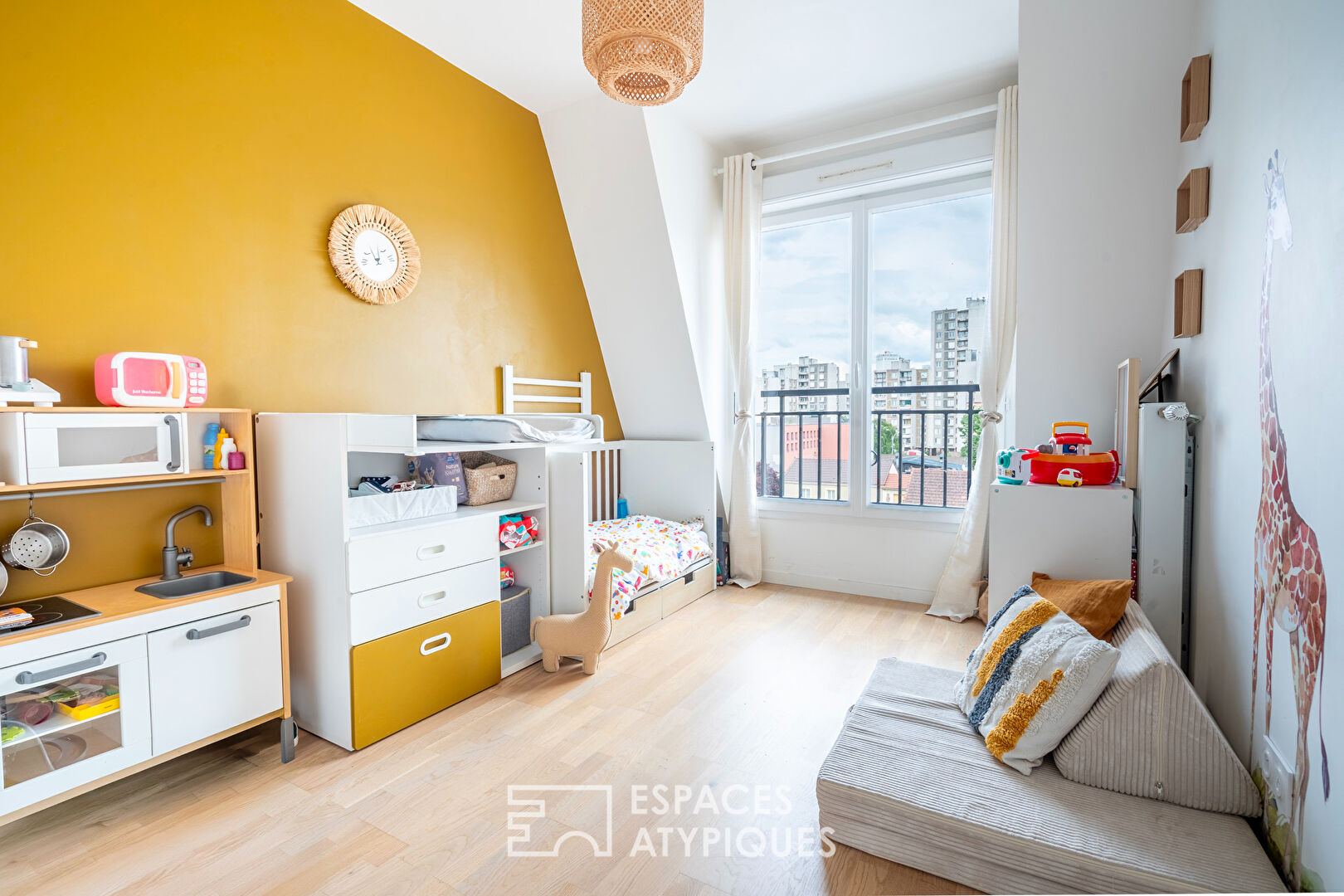 Appartement en dernier étage avec terrasse et vue dégagée