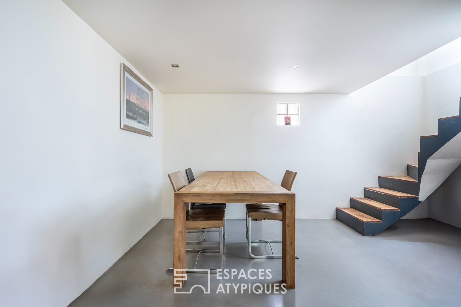 Duplex inversé avec jardin
