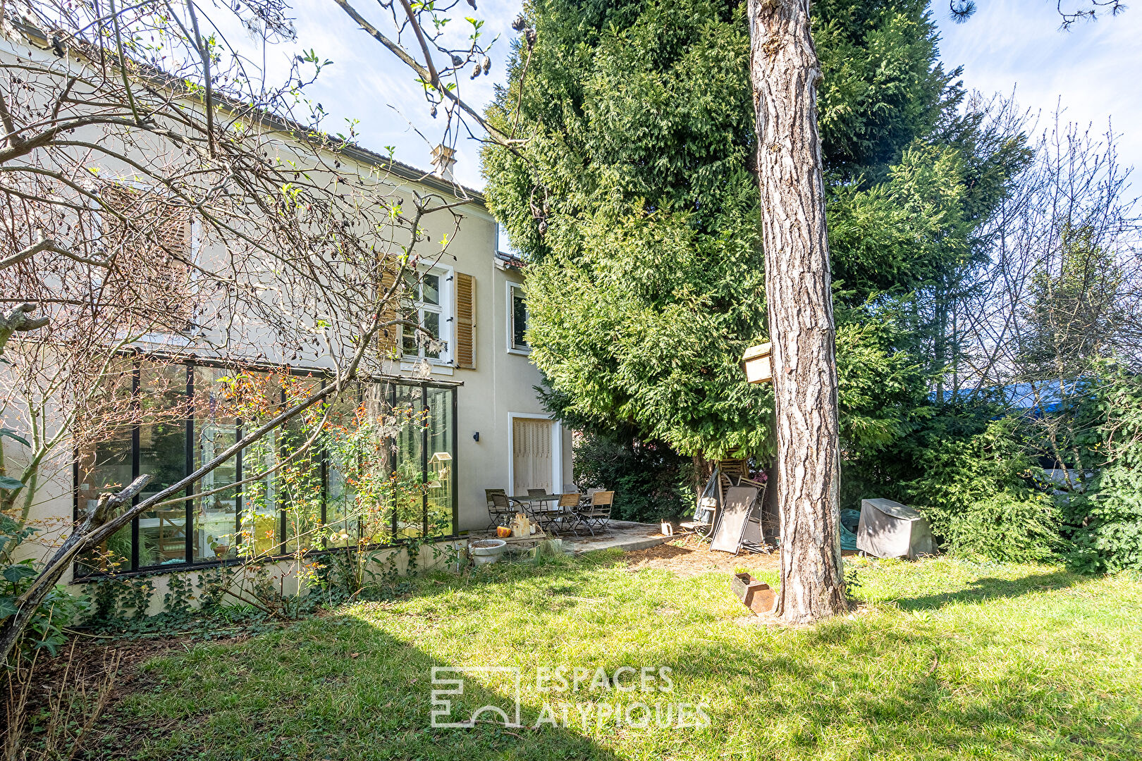 Maison de maître avec jardin