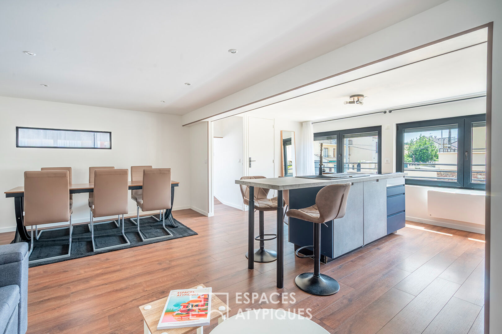 Duplex avec jardin