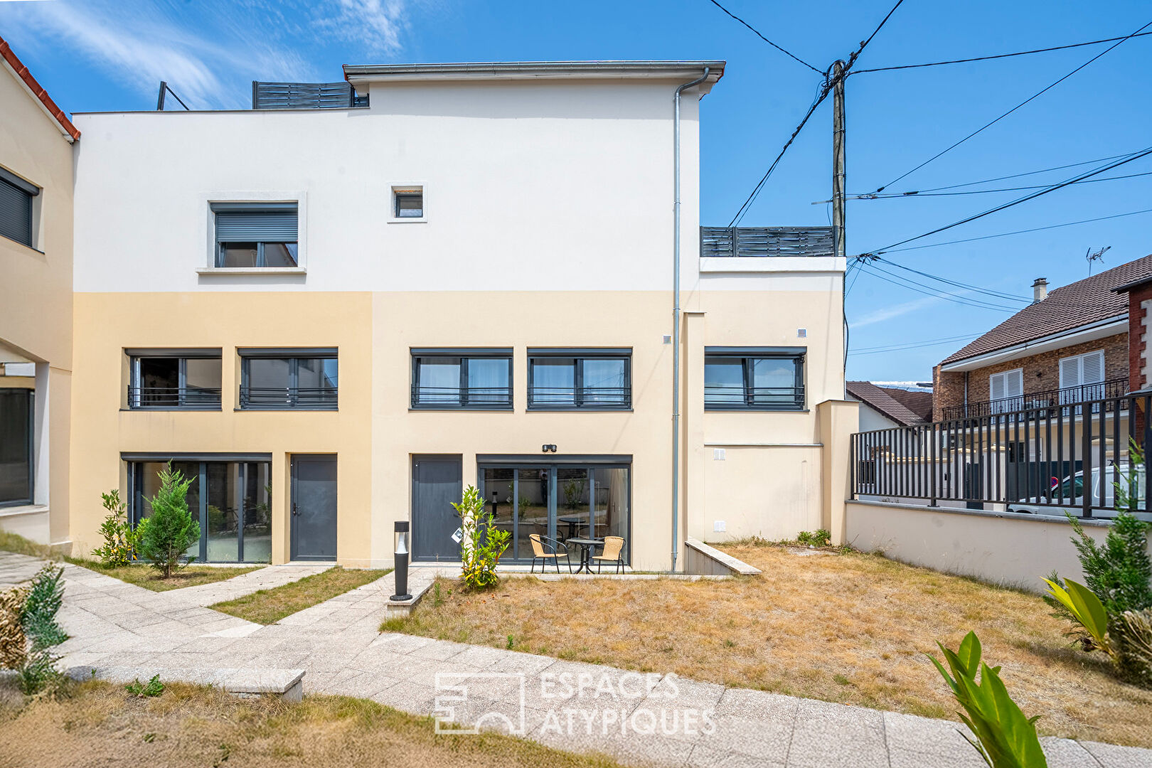 Duplex avec jardin