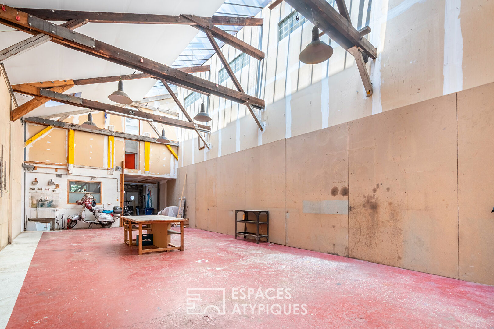 Atelier d’artiste aux volumes généreux