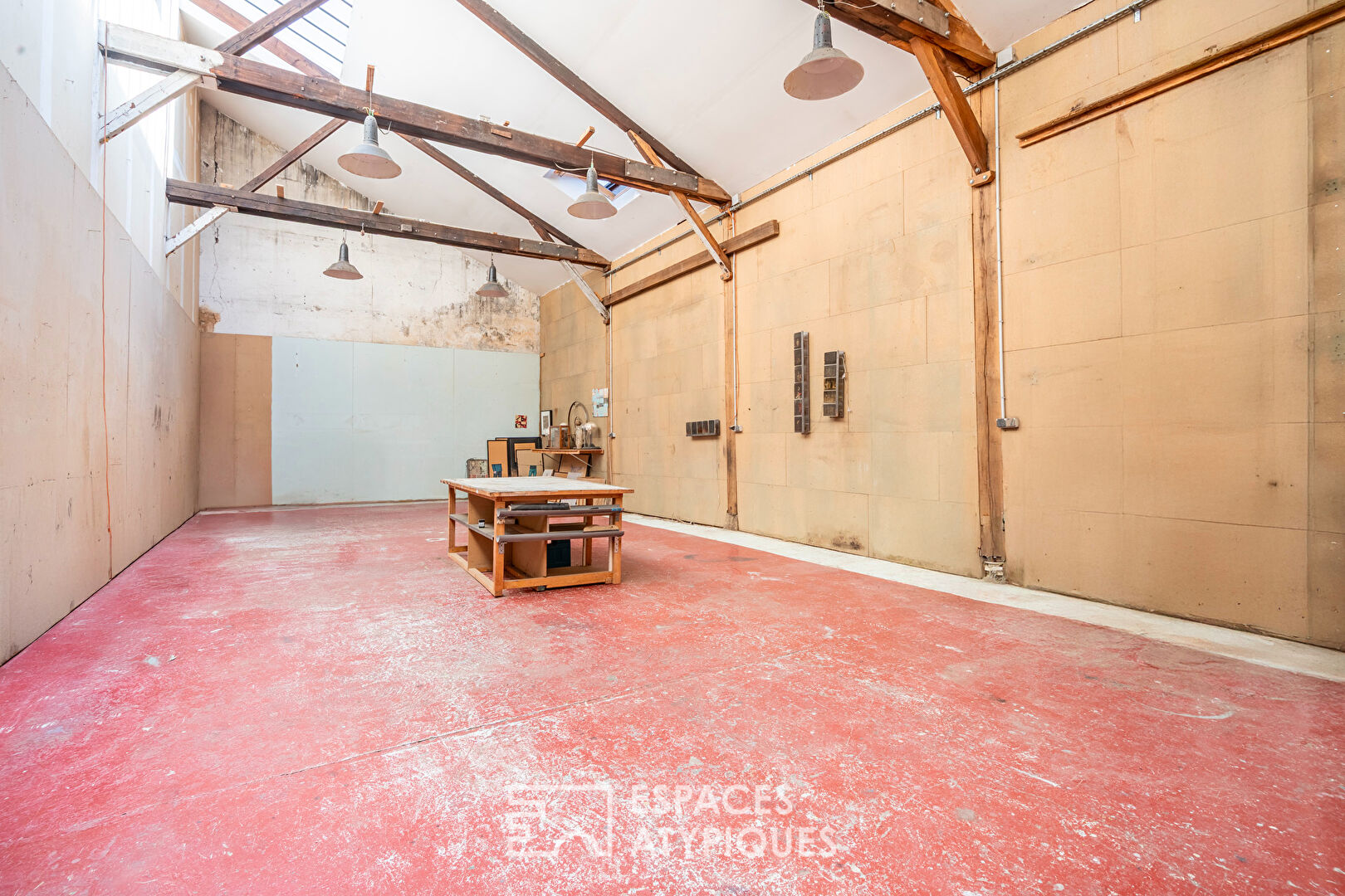 Atelier d’artiste aux volumes généreux