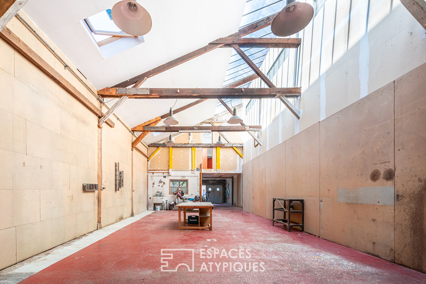 Atelier d’artiste aux volumes généreux