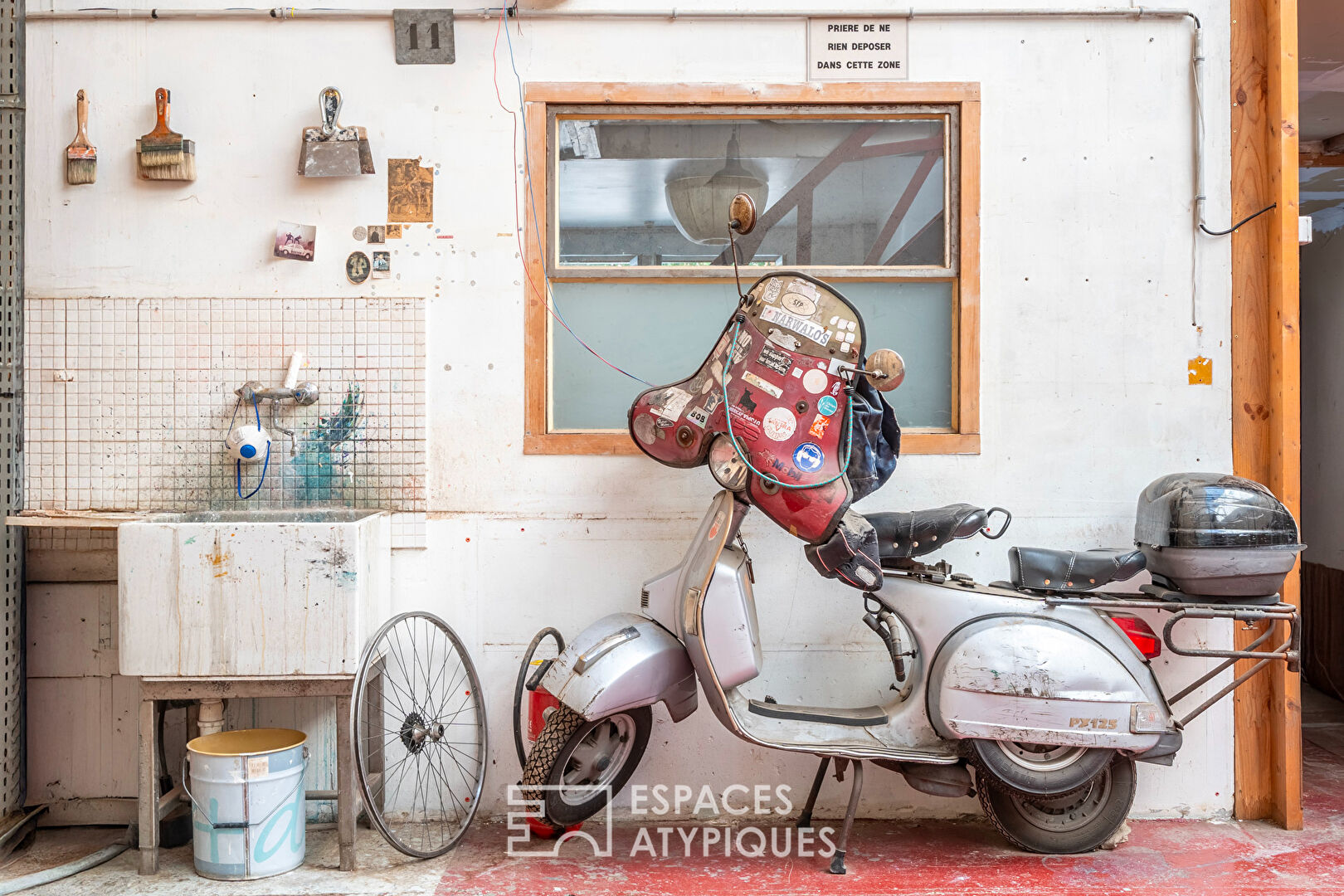 Atelier d’artiste aux volumes généreux