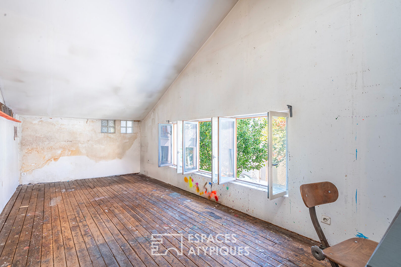 Atelier d’artiste aux volumes généreux