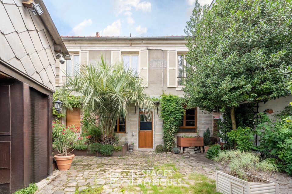 Maison familiale dans ancien atelier