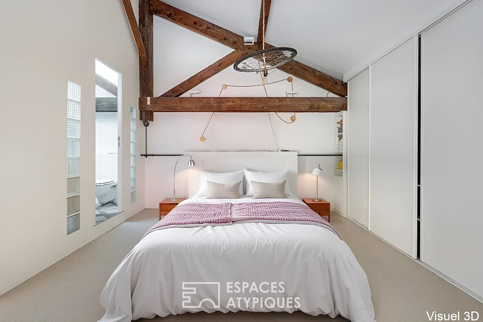 Loft avec patio dans une ancienne distillerie