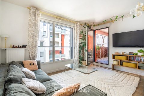 Appartement en dernier étage avec terrasses