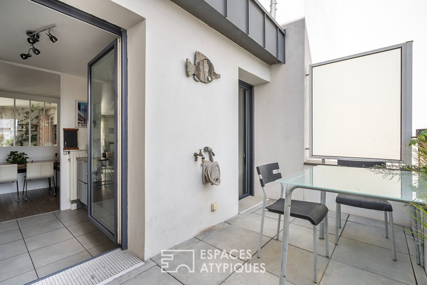 Appartement en dernier étage avec terrasses