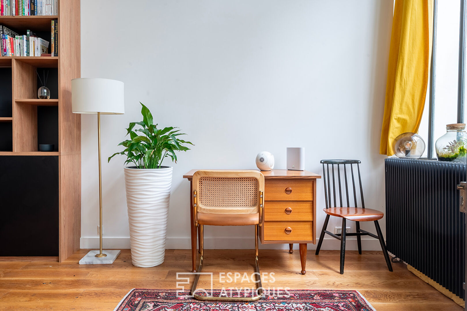 Loft traversant avec verrière et terrasse