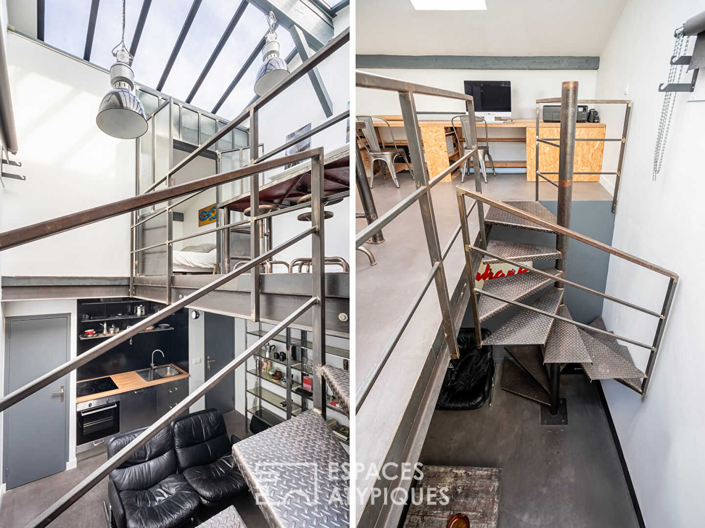 Loft en duplex au sein d’une ancienne résidence d’artistes