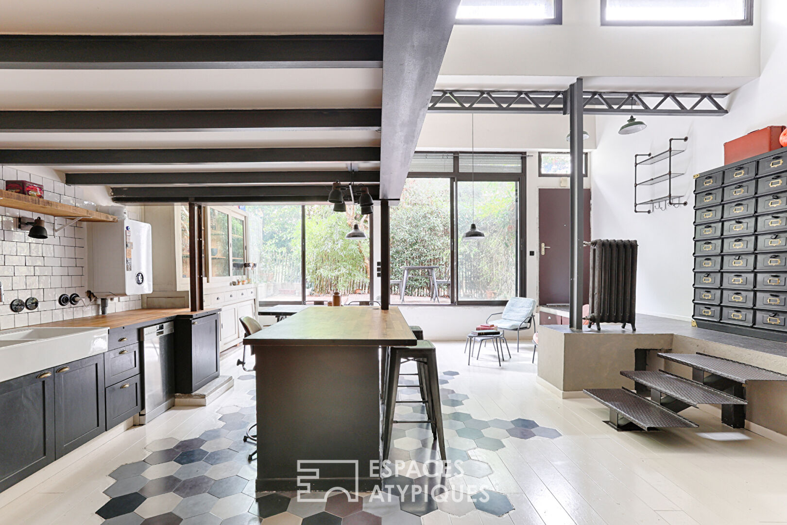 Loft en duplex avec terrasse