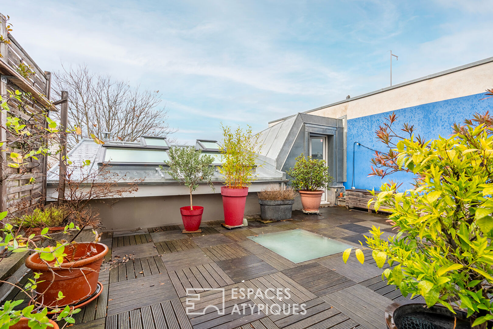 Maison avec toit-terrasse