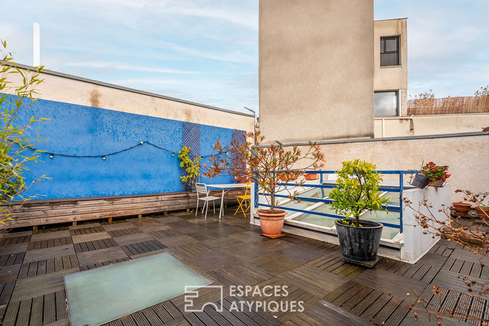 Maison avec toit-terrasse